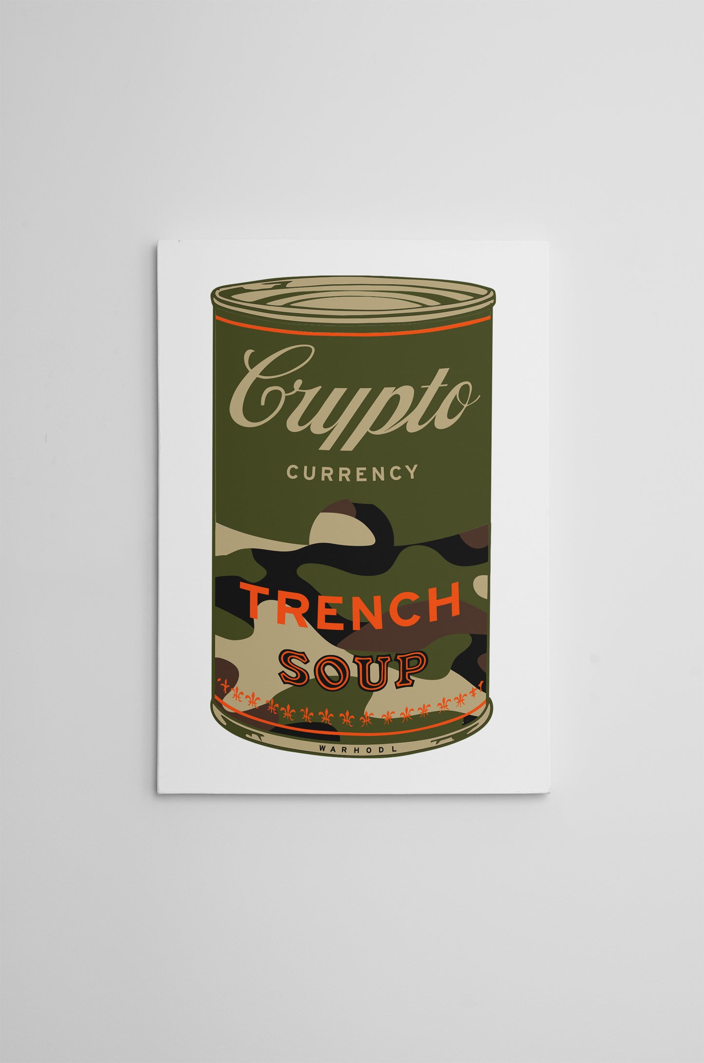 TRENCH SOUP ARTIST PROOF PAINTING (GREEN)