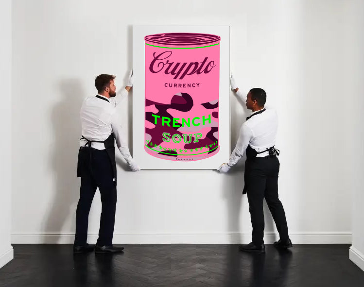 TRENCH SOUP ARTIST PROOF PAINTING (PINK)