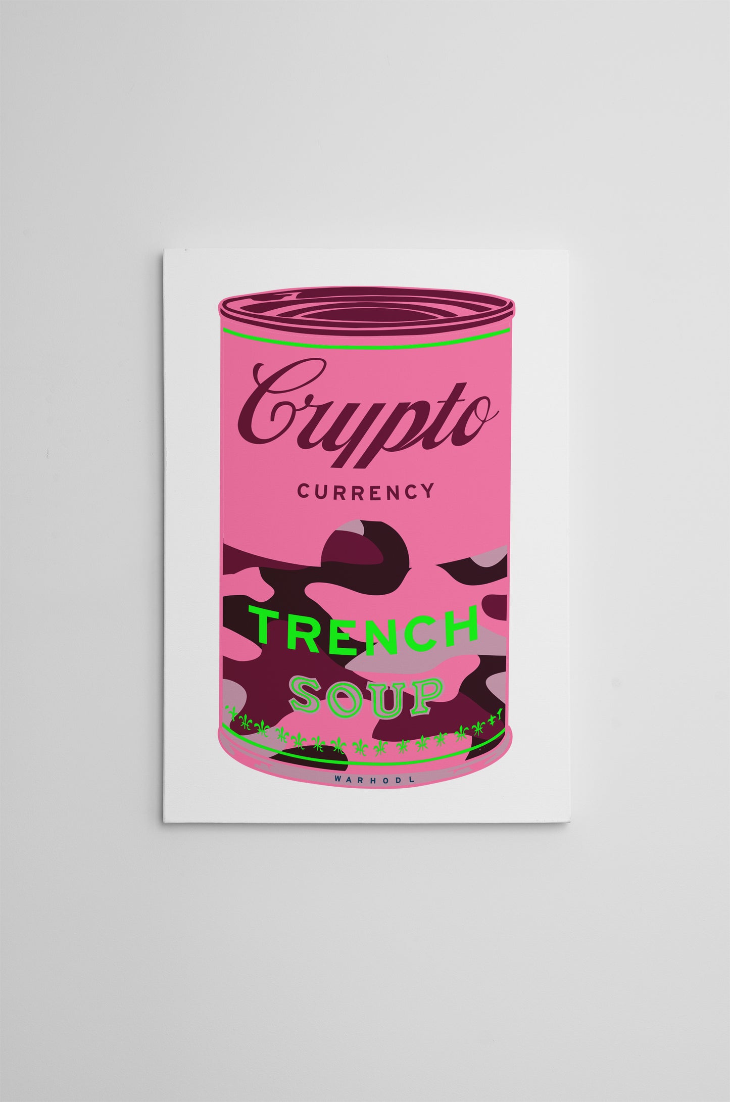 TRENCH SOUP ARTIST PROOF PAINTING (PINK)